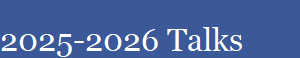 2025-2026 Talks